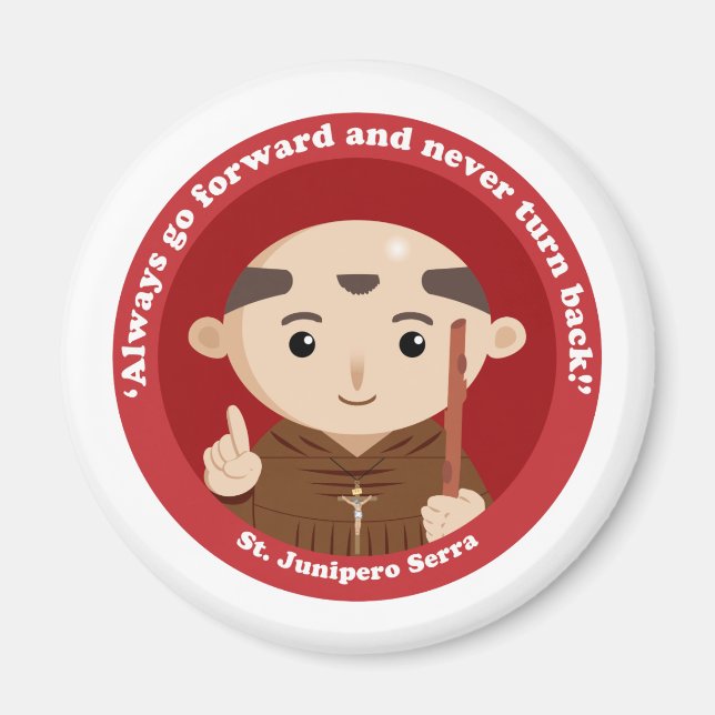St. Junipero Serra Magnet (Vorne)