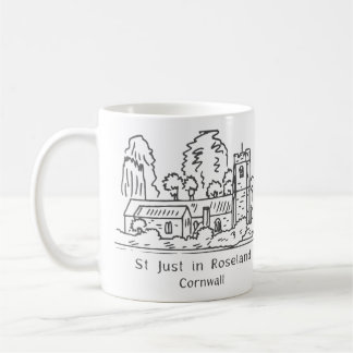 St Just in Roseland Church Tasse