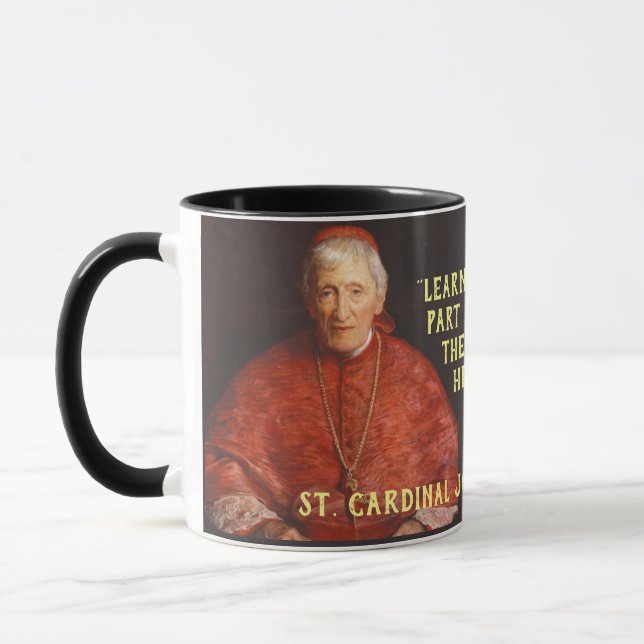 St. Kardinal John Henry Newman Canonization Zitat Tasse (Links)