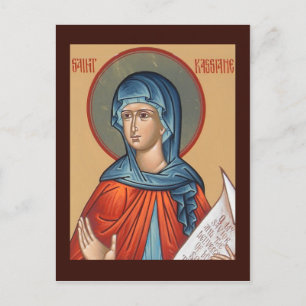 St. Kassiane la carte de prière de l'Hymnographe