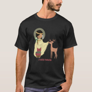 St Kateri Tekakwitha Katholische Kirche Santa Mari T-Shirt