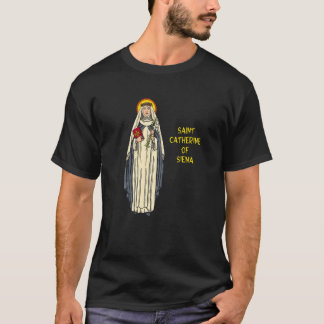 St. Katharina von Siena katholische Reinheit Mädch T-Shirt