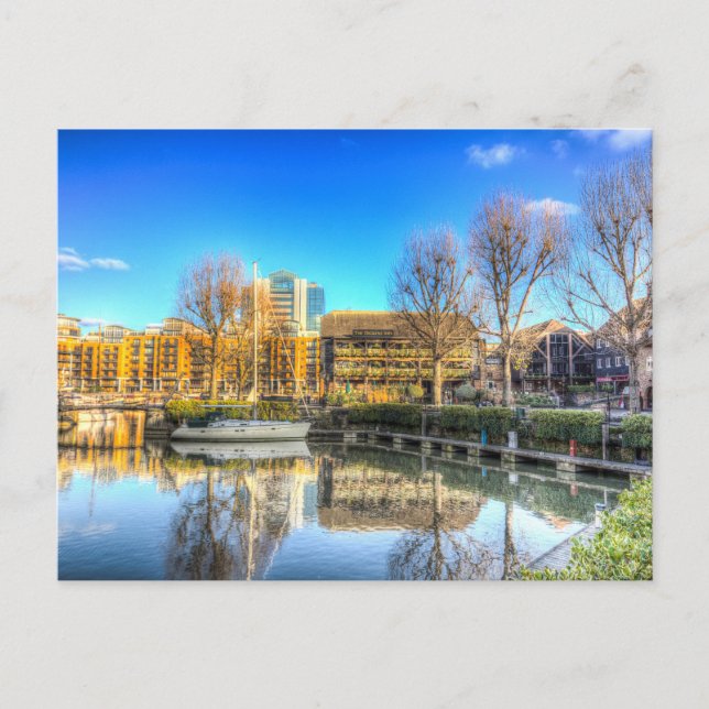 St Katherines Dock London Postkarte (Vorderseite)