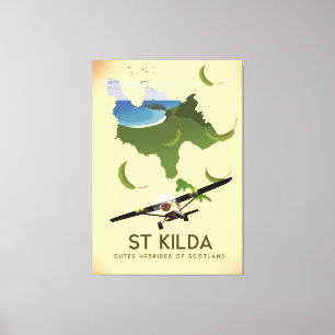 St Kilda, Äußere Hebriden Schottland Leinwanddruck