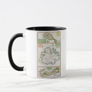 St. Kitts, Antigua und Bermuda, Detail von einer Tasse