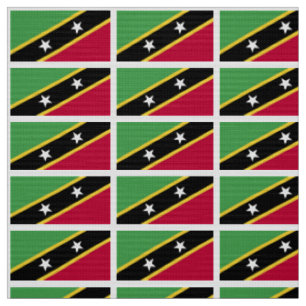 St. Kitts kennzeichnen Stoff