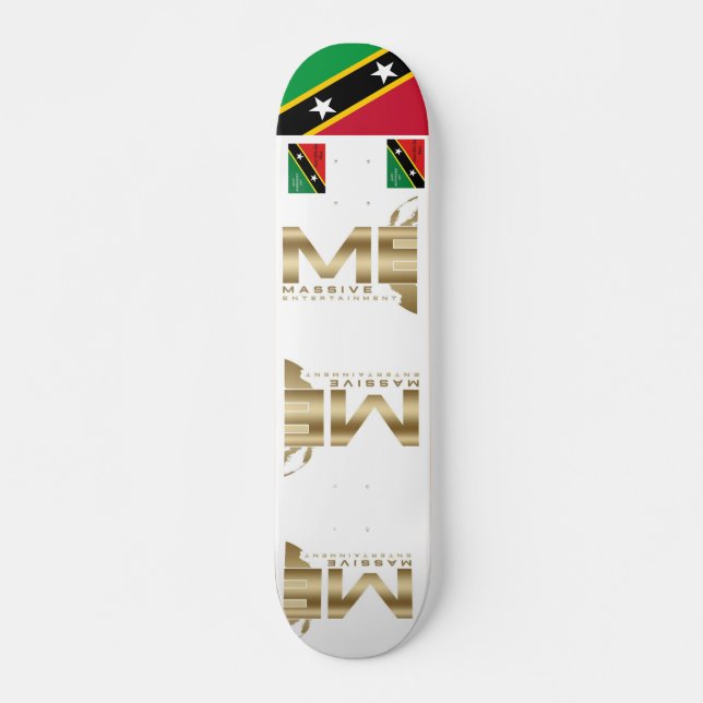 ST KITTS  MASSIVE  ENT/ 7 3/4" Skateboard Deck (Vorne)