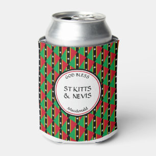 ST KITTS NEVIS Custom Patriotic GOTT BLESS Dosenkühler