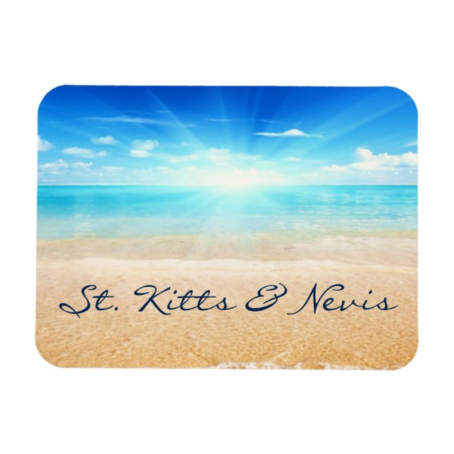 St. Kitts & Nevis Sonnenaufgang Magnet (Horizontal)