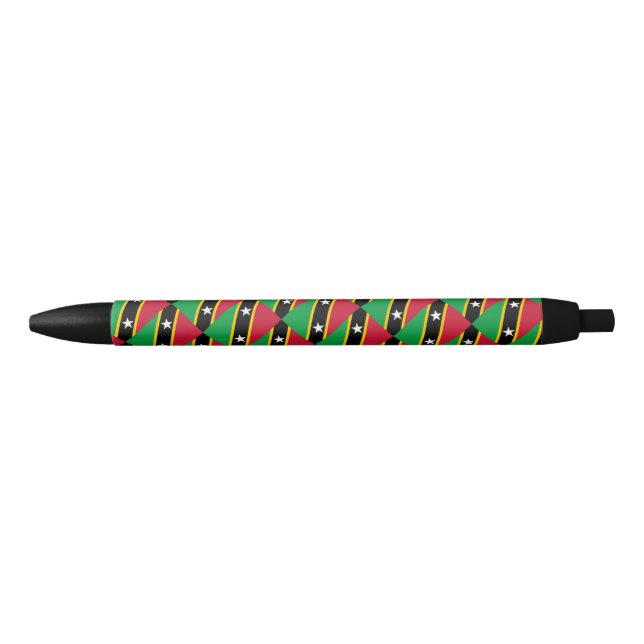 St. Kitts und Nevis Flag Ballpoint Pen Kugelschreiber (Vorderseite)