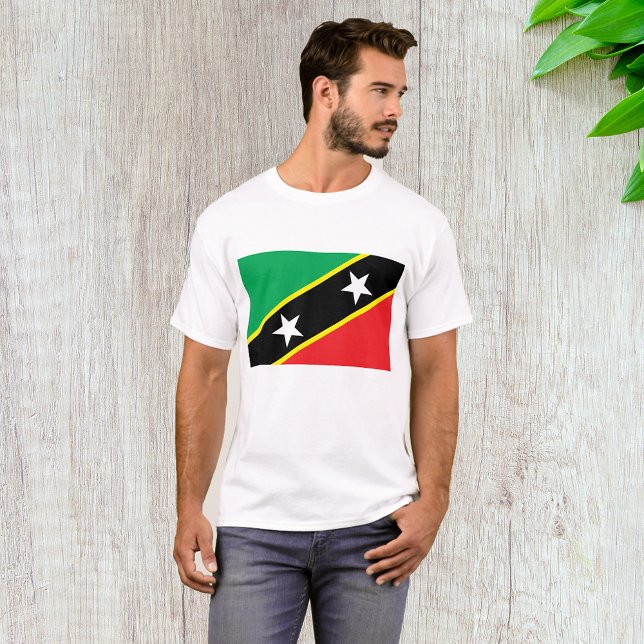 St. Kitts und Nevis Flag T-Shirt (Von Creator hochgeladen)