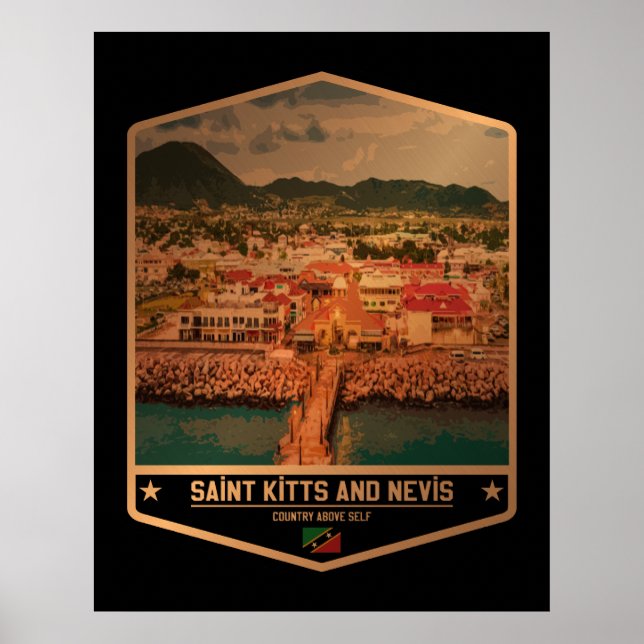 St. Kitts und Nevis Poster (Vorne)