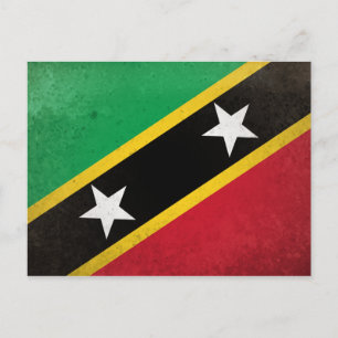 St. Kitts und Nevis Postkarte