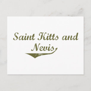 St. Kitts und Nevis Revolution Style Postkarte
