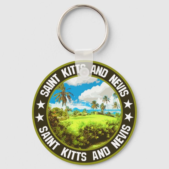 St. Kitts und Nevis Schlüsselanhänger (Vorderseite)
