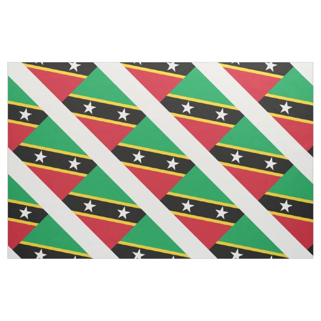 St. Kitts und Nevis Stoff (Yard (91,4 cm))