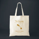 St. Kitts und Nevis Wedding Welcome Bag, Gold Tragetasche<br><div class="desc">Hochzeitswochenende Begrüßungsgeschenktasche für Gäste aus der Stadt zu Ihrer Hochzeit,  mit dem Bild von St. Kitts und Nevis,  mit Herz können Sie an der genauen Lage platzieren. Fülle die Tasche mit deinen Lieblingsgoodies.</div>