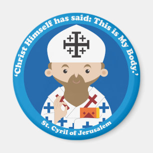 St. Kyril von Jerusalem Magnet