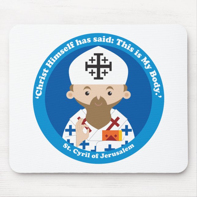 St. Kyril von Jerusalem Mousepad (Vorne)