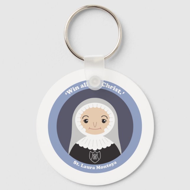 St. Laura Montoya Schlüsselanhänger (Vorderseite)