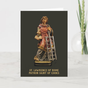 St. Lawrence von Rom, Schutzheilige der Köche Karte