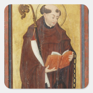 St. Leonard (Öl auf goldenem Boden) (Paar 12 Quadratischer Aufkleber