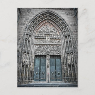 St. Lorenz Kathedrale - Nürnberg, Deutschland Post Postkarte