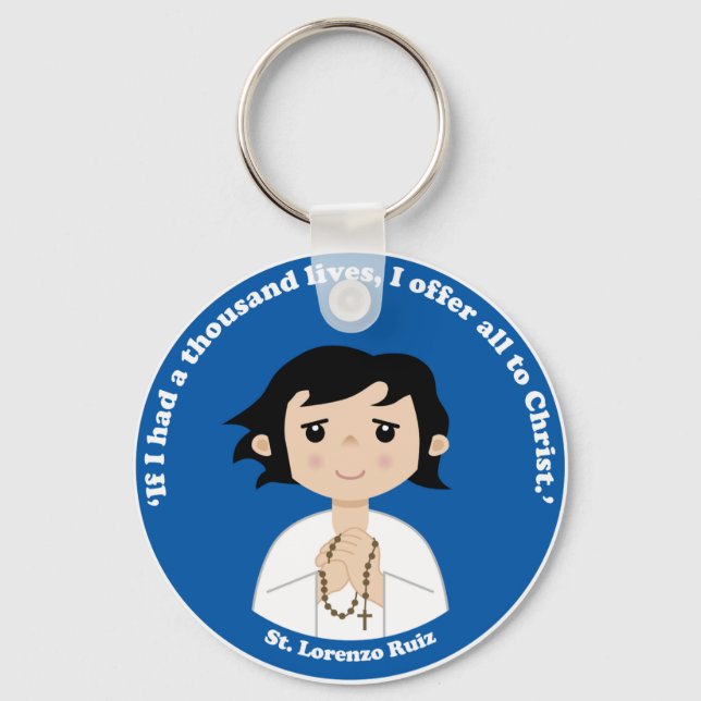 St. Lorenzo Ruiz Schlüsselanhänger (Vorderseite)