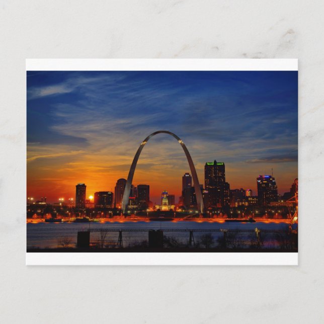 St. Louis Arch 1788 Postkarte (Vorderseite)