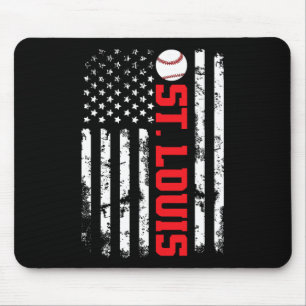 St. Louis Baseball USA-Flagge Mousepad