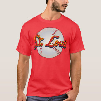 St Louis Baseball Vintag Baseball Teamgeschenk T-Shirt