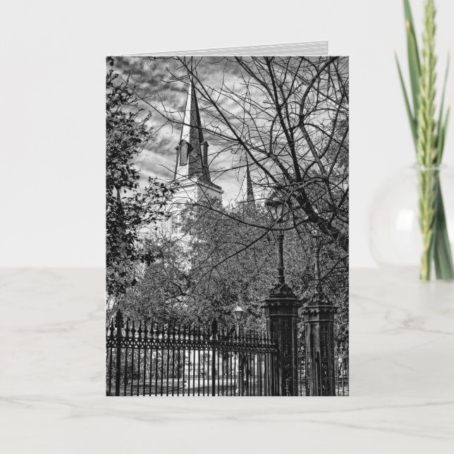 St. Louis Cathedral GREETING CARD Karte (Vorderseite)