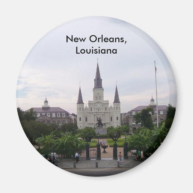 St Louis Cathedral Magnet (Vorne)