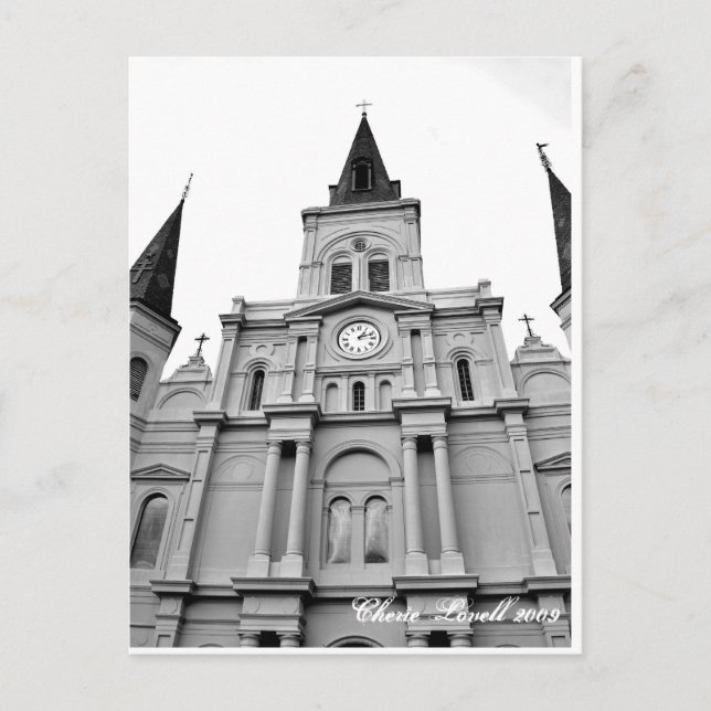 St Louis Cathedral Postkarte (Vorderseite)