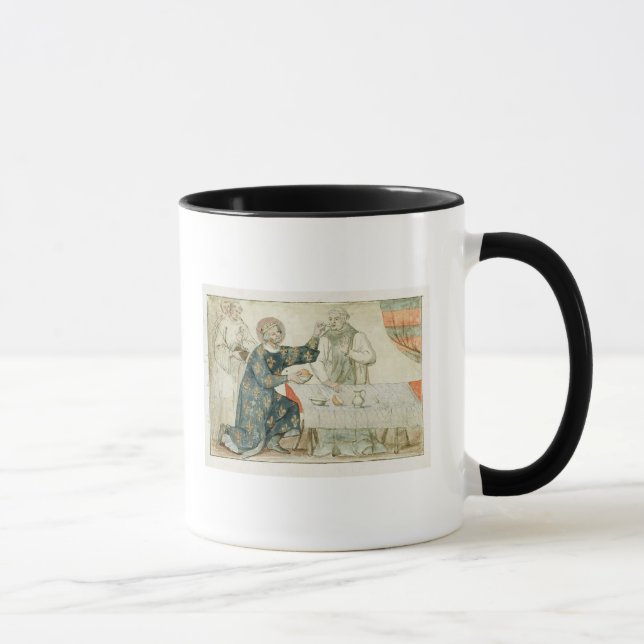 St. Louis, das einen geizigen Mönch füttert Tasse (Rechts)