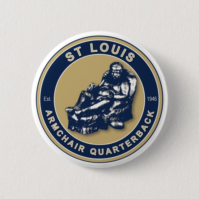 St. Louis, der Sessel QB Football Button (Vorderseite)
