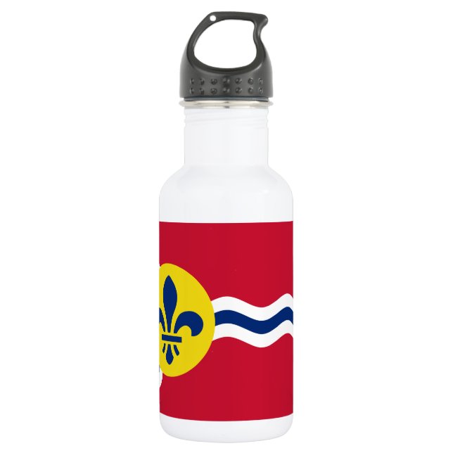 St. Louis-Flagge auf der Liberty-Flasche Edelstahlflasche (Vorderseite)