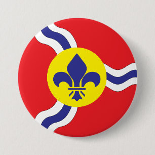 St. Louis-Flagge Button