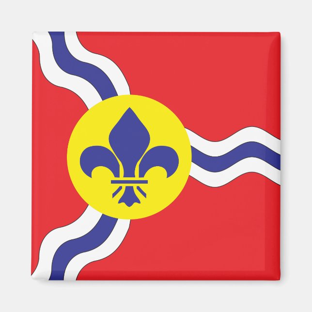 St. Louis-Flagge Magnet (Vorne)
