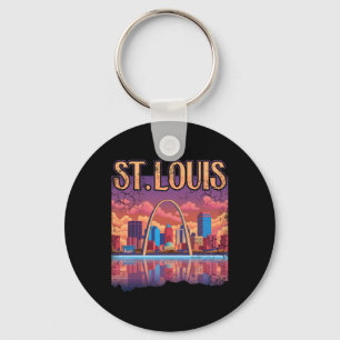 St Louis Gateway Arch Missouri City Skyline Schlüsselanhänger