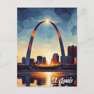 St Louis Gateway Arch Reise Postkarte
