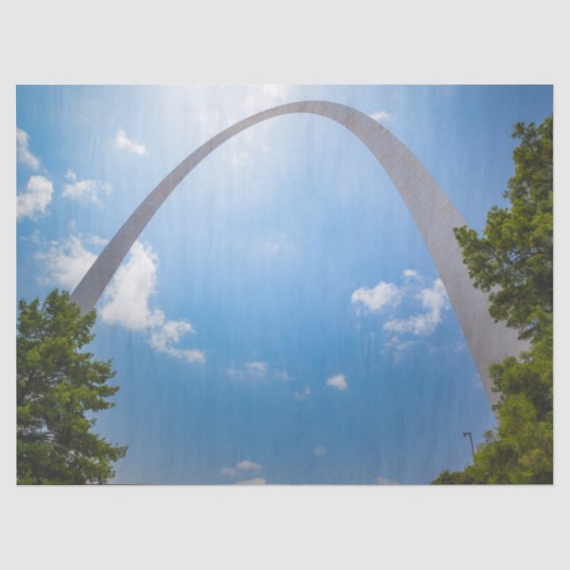 St. Louis Gateway Arch Seidenpapier (Vorderseite)