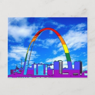 St. Louis GLBT Pride Postkarte