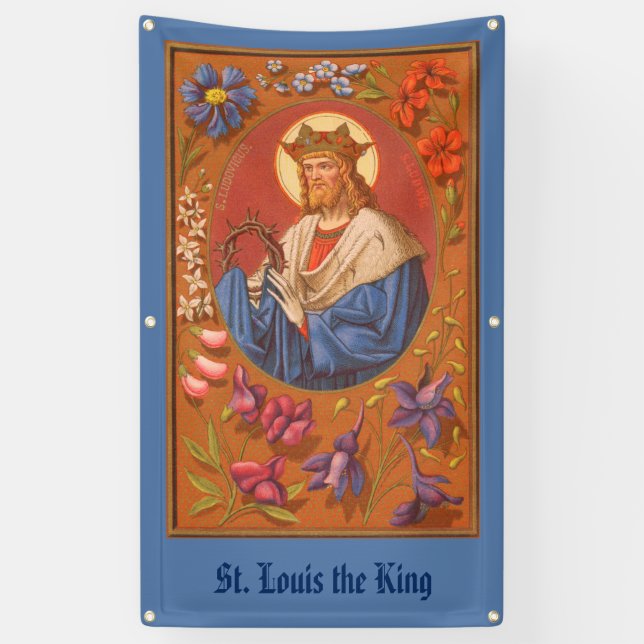 St. Louis IX le roi (PM 05) Bannière 2 (Vertical)