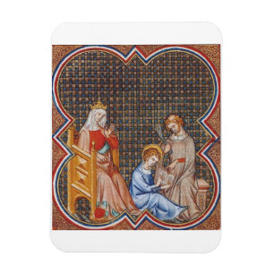 St. Louis IX. von Frankreich Schutzpatron der Köni Magnet
