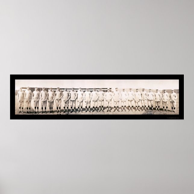 St. Louis Kardinals Team Foto 1911 Poster (Vorne)
