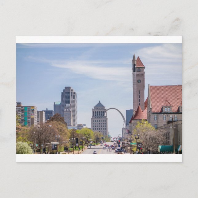 St. Louis Missouri arch Postkarte (Vorderseite)