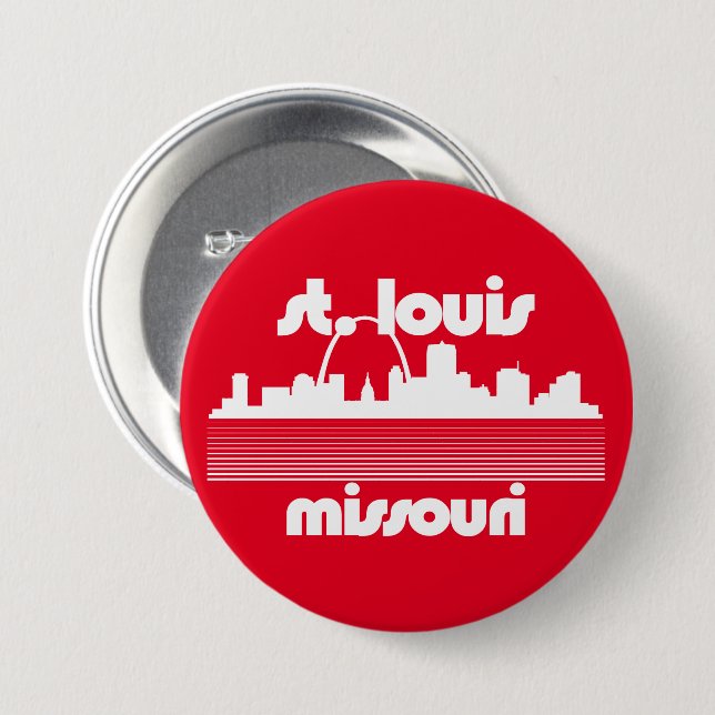 St. Louis Missouri Button (Vorne & Hinten)