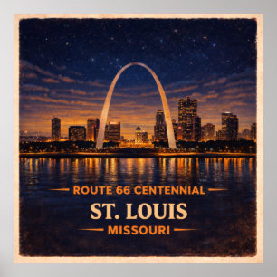 St. Louis Missouri Jahrhundertfeier Poster
