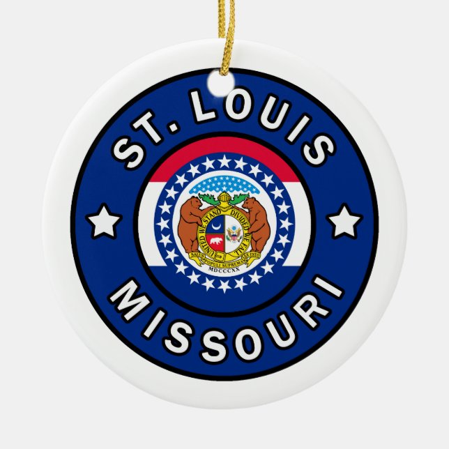 St. Louis Missouri Keramik Ornament (Vorne)